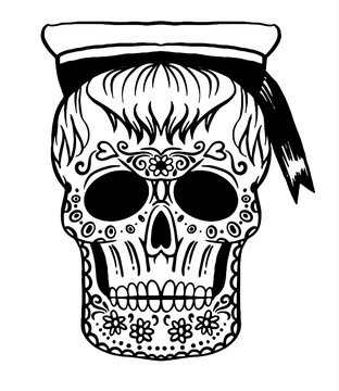 Halloween holiday ilettering in cartoon style. Use it for poster, background, card design. Vector illustration.