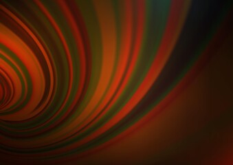 Dark Orange vector bokeh and colorful pattern.