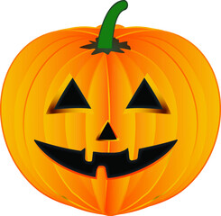 Scary Halloween pumpkin is waiting for its people to scare
