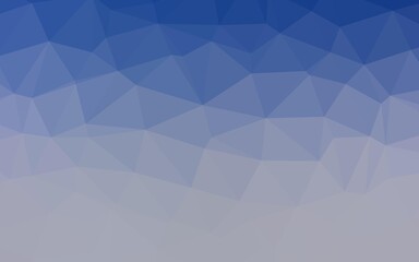 Obraz premium Light BLUE vector low poly texture.