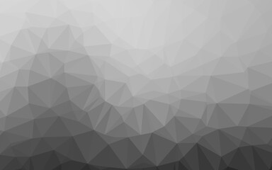 Obraz premium Light Silver, Gray vector polygonal background.
