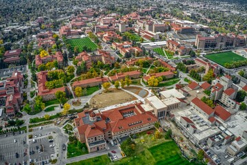 Aerial View of the University of Colorado in Boulder
