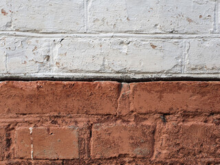Horizontal background of old brick