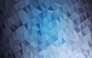 Light BLUE vector blurry triangle texture.