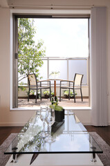 リビンクからテラス