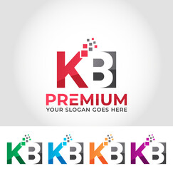KB Alphabet Logo Design Concept