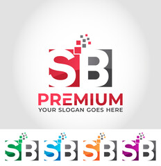 SB Alphabet Logo Design Concept