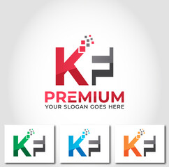 Obraz premium KF Alphabet Logo Design Concept