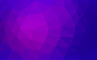 Obraz premium Dark Purple, Pink vector abstract polygonal cover.