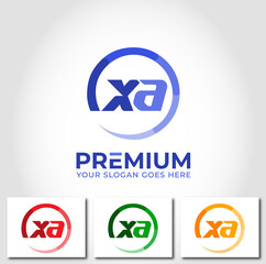 XA Alphabet Logo Design Concept