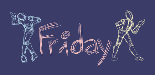 Friday art illustration