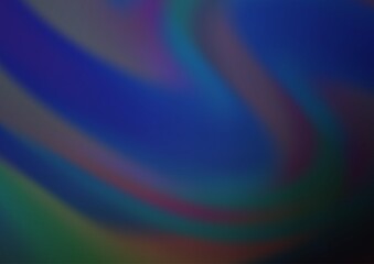 Dark BLUE vector abstract bokeh pattern.