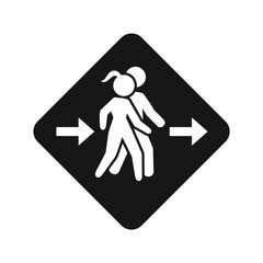 Walking man icon