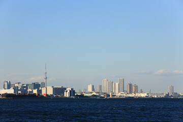 東京都心の遠景