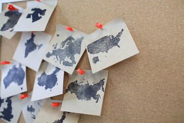 the balance between the countries in the world