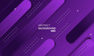 Minimal geometric purple background. Dynamic shapes composition. eps 10.