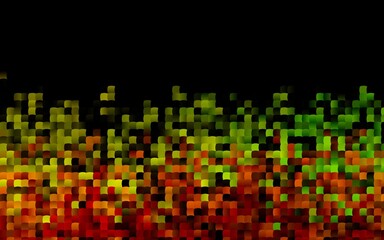 Dark Multicolor, Rainbow vector template with crystals, rectangles.