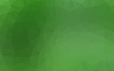 Obraz premium Light Green vector blurry triangle texture.