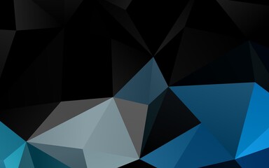 Obraz premium Light BLUE vector abstract polygonal texture.