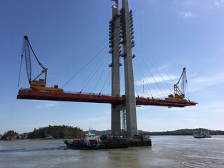 Obraz premium 공사중