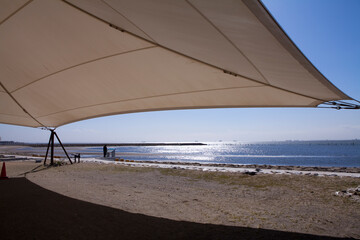 葛西海浜公園の西なぎさ