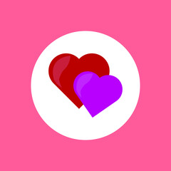 Happy Valentine's day card. Happy Valentine's Day lettering. Icons, lettering,, typography related to Valentine's day. Can be used in infographic, advertising. Vector illustration isolated on white. 