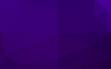 Fototapeta premium Dark Purple vector low poly texture.