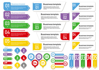 テキストバナーセット5カラー
