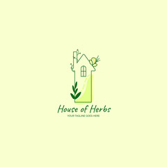 Simple House of Herbs  Logo 