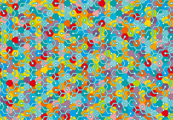 カラフルな科学・化学・テクノロジーのイメージ