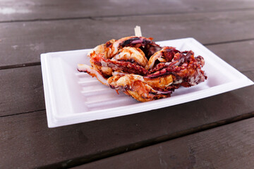 grilled shrimp on a plate