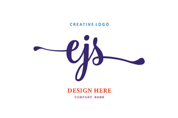 EJS font arrangement logo is simple, easy to understand and authoritative