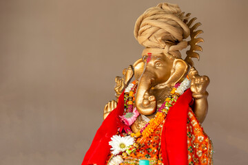 Statue of Ganesh, the Hindu God.