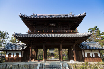 Obraz premium 建仁寺の三門