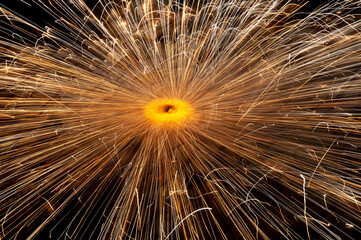 Zameen chakri a popular firecracker lit during Diwali celebrations.