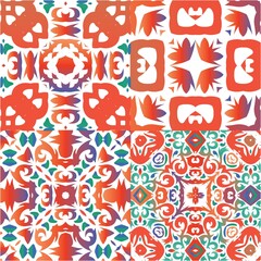 Ornamental talavera mexico tiles decor.