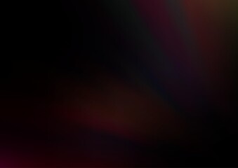 Dark Black vector bokeh and colorful pattern.