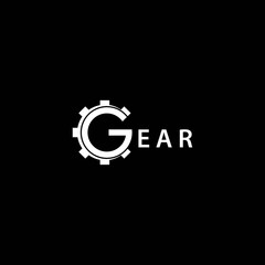 Gear logo template vector