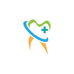 Dental logo vector icon