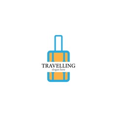Traveling logo template