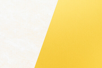 白い和紙と黄色の紙