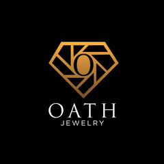 diamond logo designs simple modern for jewelery shop and business