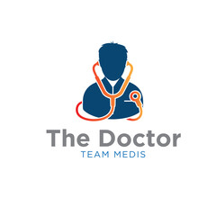 the doctor logo designs with stethoscope logo designs for medical service logo