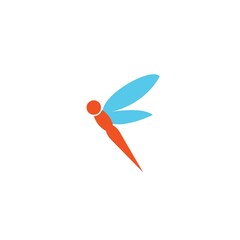 Dragonfly logo template