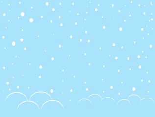 Obraz premium The snow that fell on was so beautiful