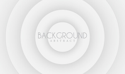 Abstract geometric banner on white and gray background. vector