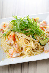 エビのパスタ