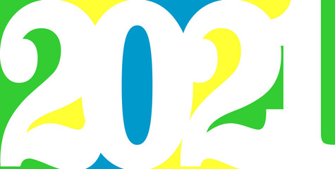Happy new year 2021 graphic resources creative design