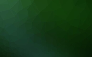 Obraz premium Light Green vector polygonal template.