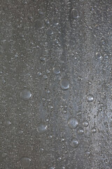 Plastic toilet glass surface with water droplets macro background fine modern art high quality prints products fifty megapixel